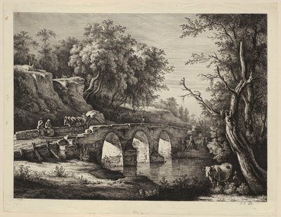 Gezicht op de Rue Neuve in Nancy door Jacques Callot