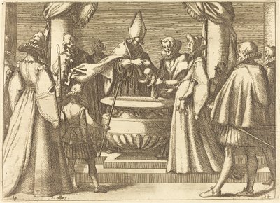 Doop van de Prins van Spanje door Jacques Callot