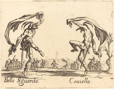 Bello Sguardo en Coviello door Jacques Callot
