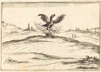Brandende Feniks door Jacques Callot