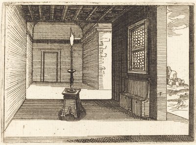 Kandelaar door Jacques Callot