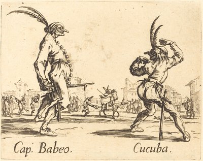 Kapitein Babeo en Cucuba door Jacques Callot
