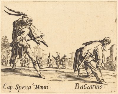 Cap. Spessa Monti en Bagattino door Jacques Callot