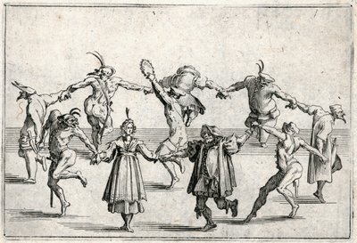 Caprices van verschillende figuren door Jacques Callot
