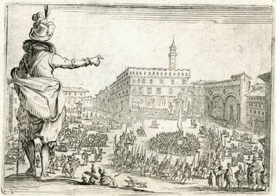 Caprices van verschillende figuren door Jacques Callot