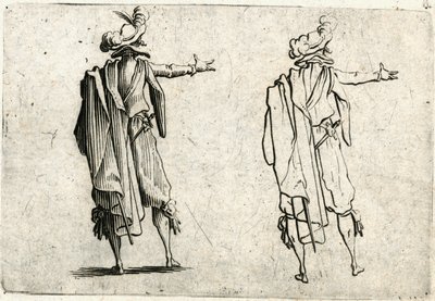 Caprices van verschillende figuren door Jacques Callot