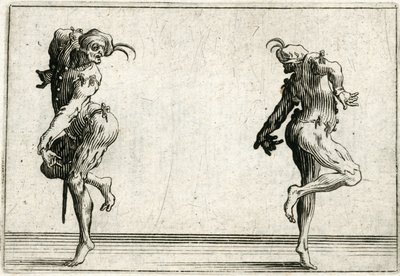 Caprices van verschillende figuren door Jacques Callot