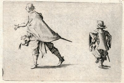 Caprices van verschillende figuren door Jacques Callot