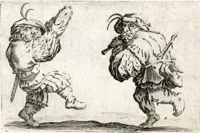 Caprices van verschillende figuren door Jacques Callot