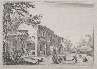 Caprices: De Italiaanse boerderij door Jacques Callot