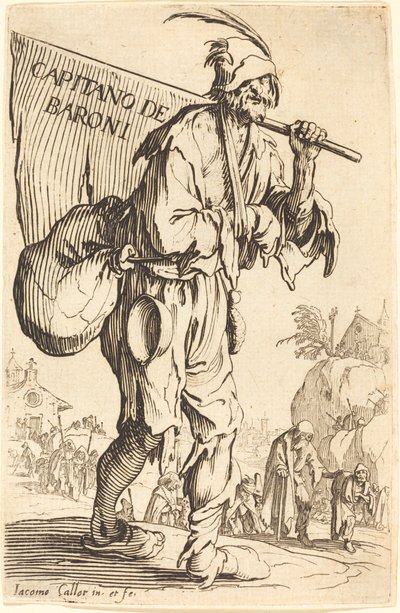 Kapitein van de Baronnen door Jacques Callot
