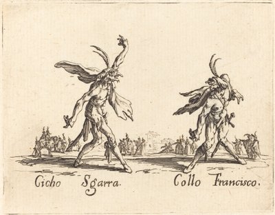 Cicho Sgarra en Collo Francisco door Jacques Callot