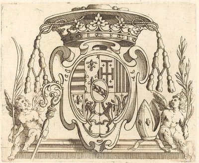 Wapen van Nicolas Francis van Lotharingen door Jacques Callot