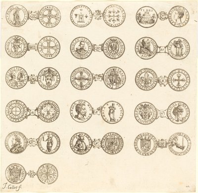 Munten [plaat 10] door Jacques Callot