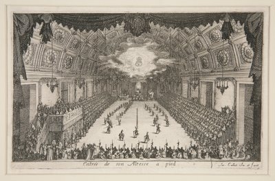 Gevecht bij de Barrière, Intocht van zijn Hoogheid te voet door Jacques Callot