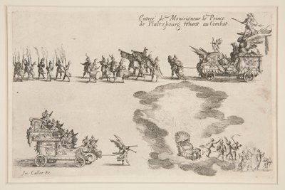 Gevecht bij de Barrière, Intocht van de Prins van Plaltzbourg door Jacques Callot