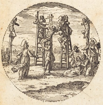 Afdaling van het Kruis door Jacques Callot