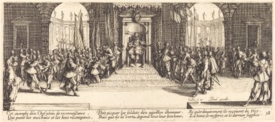 Verdeling van Beloningen door Jacques Callot