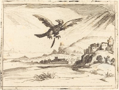 Adelaar Verliest een Oude Veer door Jacques Callot