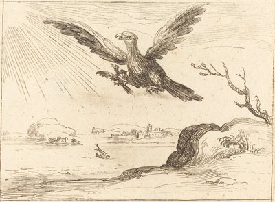 Adelaar en Jong door Jacques Callot