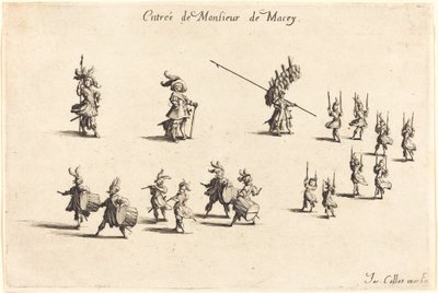 De Intocht van M. de Macey door Jacques Callot