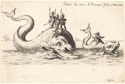 Toetreding van Mm. de Vroncourt, Tyllon en Marimont door Jacques Callot