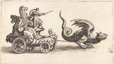 Intocht van Monseigneur Henry de Lorraine, Markies de Moy, onder de Naam Pirandre door Jacques Callot