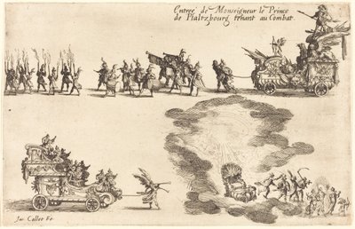 Intocht van de Prins van Pfaltzbourg door Jacques Callot