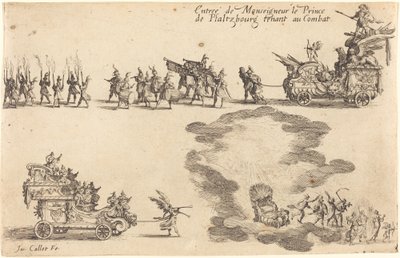 Intocht van de Prins van Pfaltzbourg door Jacques Callot