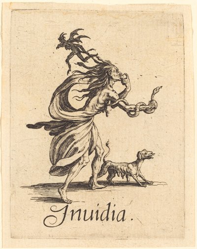 Afgunst door Jacques Callot