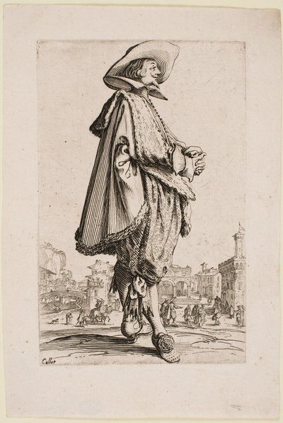 Heer met gevouwen handen, uit de serie 