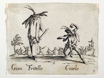 Gian Fritello en Ciurlo, figuren uit de Commedia dell