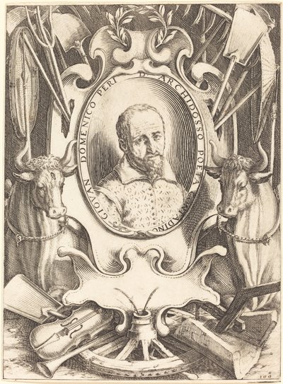 Giovanni Domenico Peri door Jacques Callot