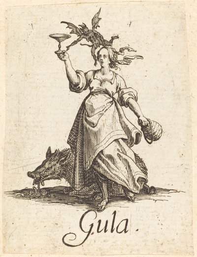 Vraatzucht door Jacques Callot