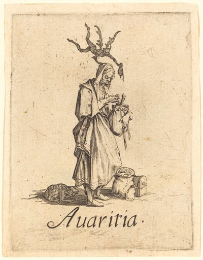 Hebzucht door Jacques Callot
