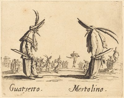 Guatsetto en Mestolino door Jacques Callot