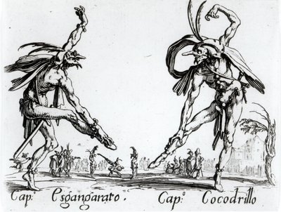 I Balli de Spessanei, of Le Grande Chasse (gravure) door Jacques Callot