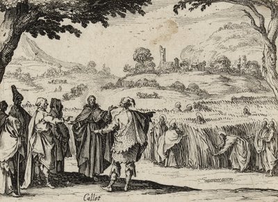 Jezus en de Farizeeën, 1635 door Jacques Callot