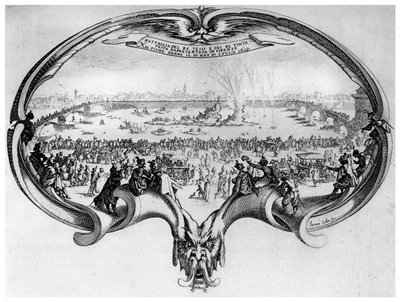 LEventail door Jacques Callot
