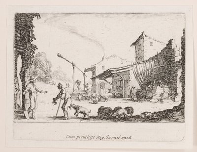 L door Jacques Callot