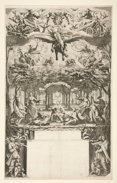 La Grande Thèse door Jacques Callot