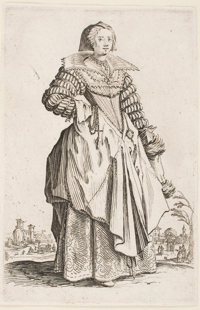 Dame met een Brede Kraag, uit de serie 