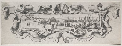 De Landing van de Troepen door Jacques Callot