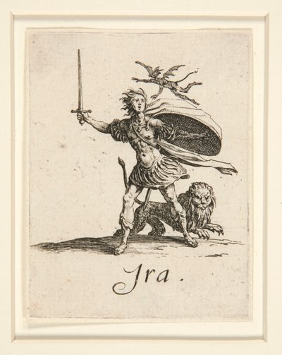 De zeven hoofdzonden: Woede door Jacques Callot