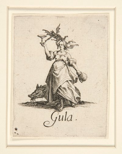 Les Peches Capitaux: La Gourmandise door Jacques Callot