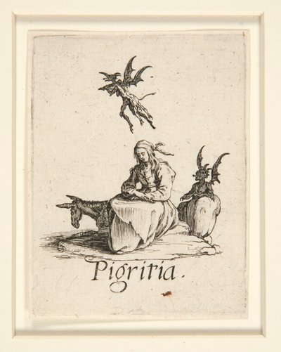 Les Peches Capitaux: La Paresse door Jacques Callot