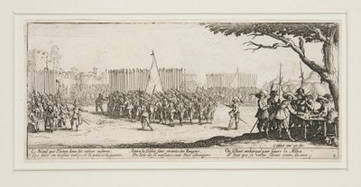 Les grandes miseres de la guerre: No. 2 - L door Jacques Callot