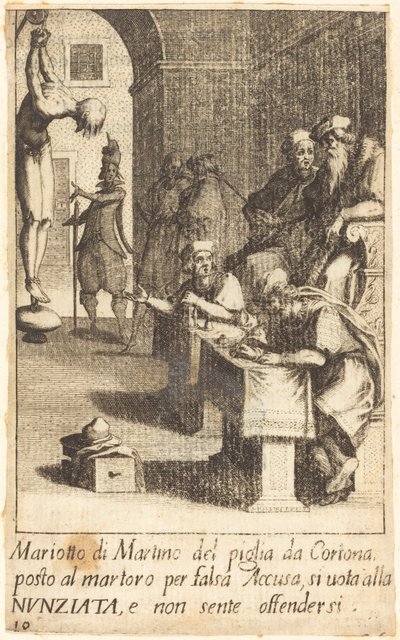Mariotto di Martino door Jacques Callot