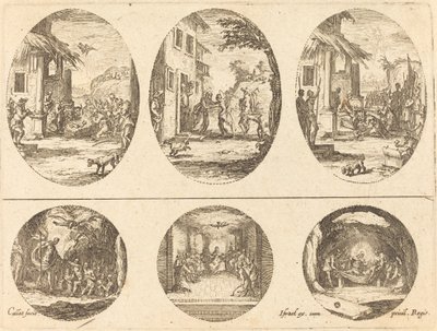 Mysteries van de Passie door Jacques Callot