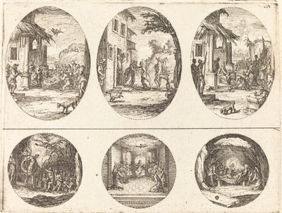 Mysteries van de Passie door Jacques Callot